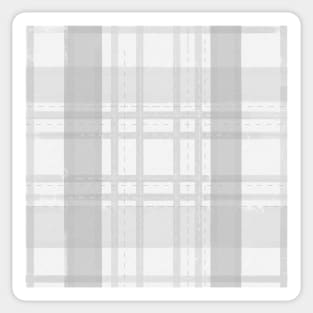 Light Gray Plaid Pattern Sticker